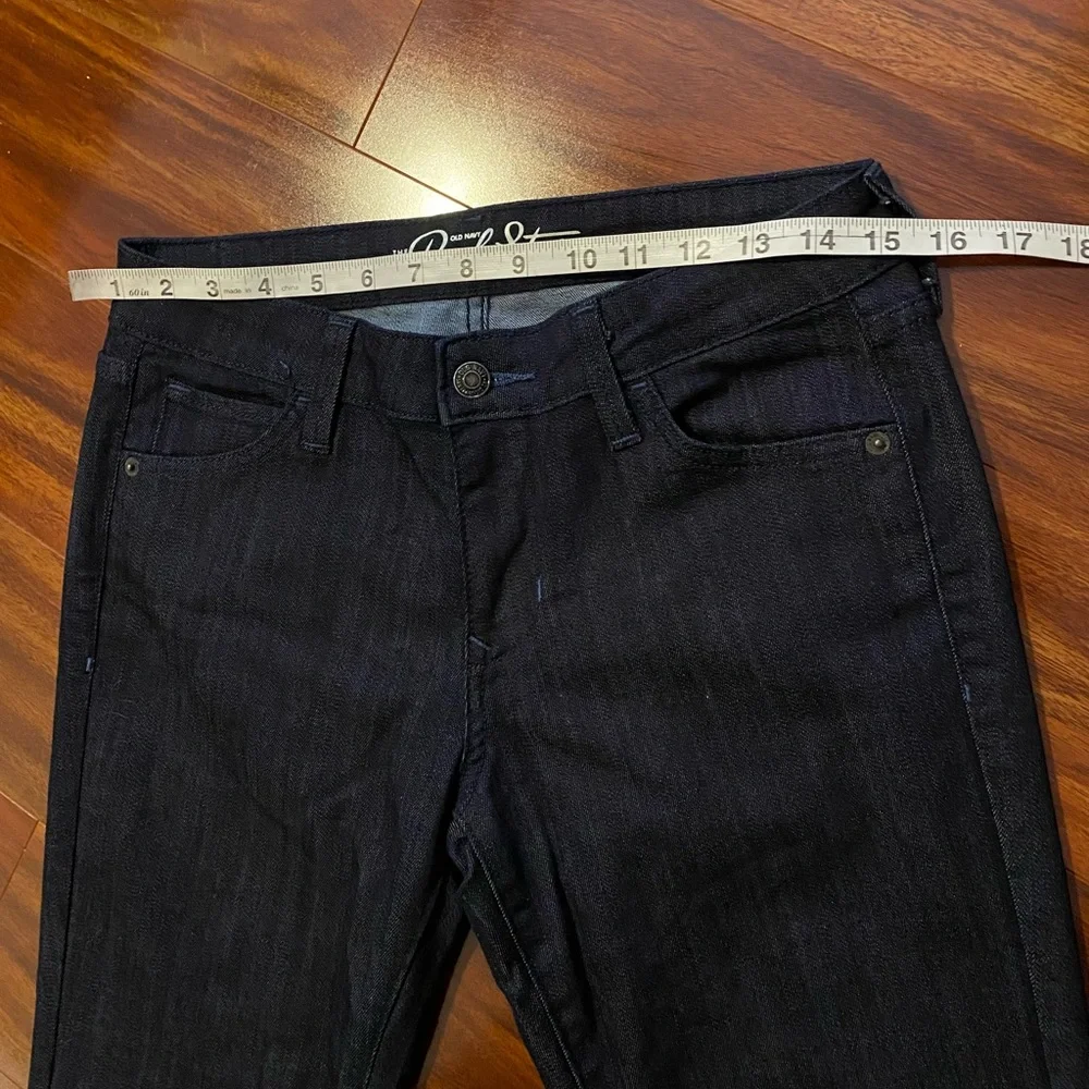 Old Navy Dark Indigo Women’s Jeans - Classic Bootcut Petite - Picture 5 of 8